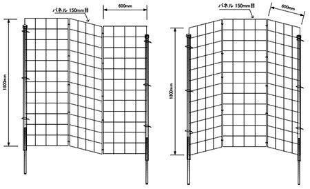 つるバラ専用トレリスカラマリーナ商品詳細ページ