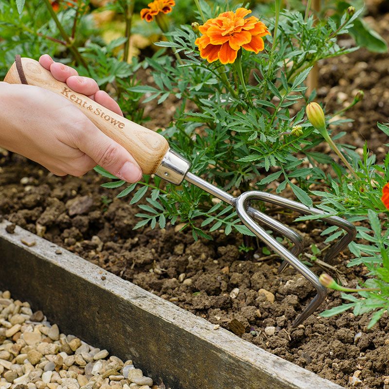 【熊手】ケント＆ストー Hand 3 Prong Cultivator