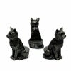 【Potty Feet 鉢置き お座りネコ】 Bronze Sitting Cat