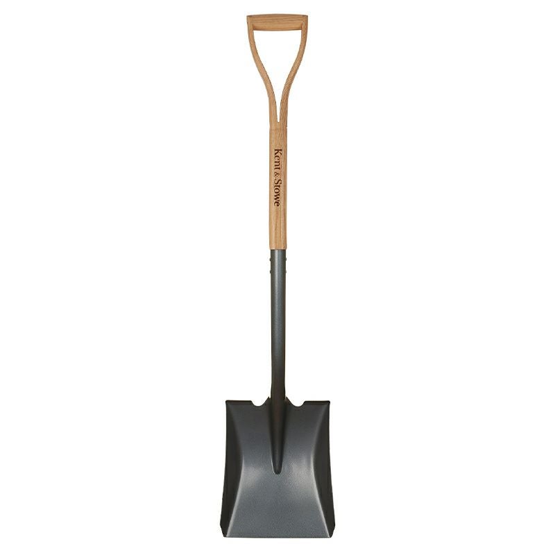 カーボン四角シャベル】ケント＆ストー Square Mouth Shovel, Carbon