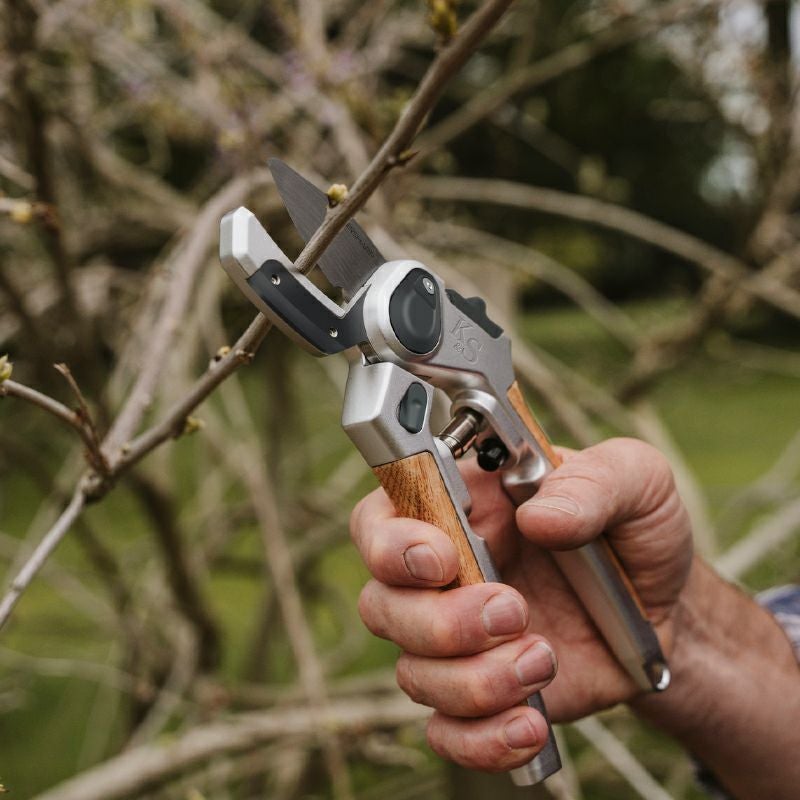 ガーデニング剪定ばさみ　エバーシャープ枯れ木用 ケント＆ストー Eversharp Anvil Secateurs Kent & Stowe