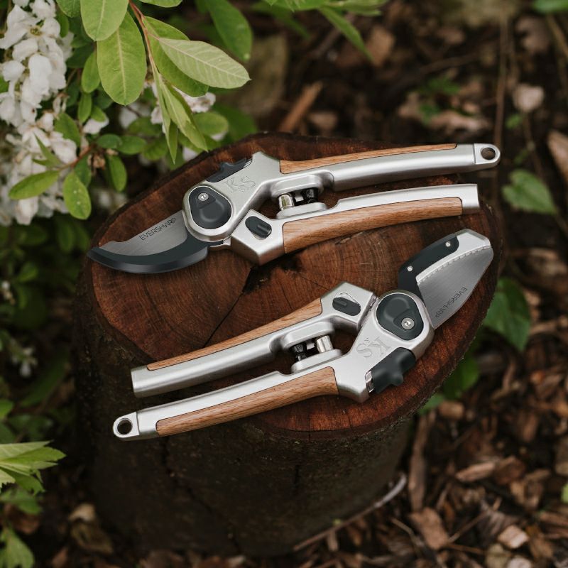 ガーデニング剪定ばさみ　エバーシャープ生木用 ケント＆ストー Eversharp Bypass Secateurs Kent & Stowe
